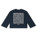 Nourish Your Roots Waffle Long Sleeve - Indigo