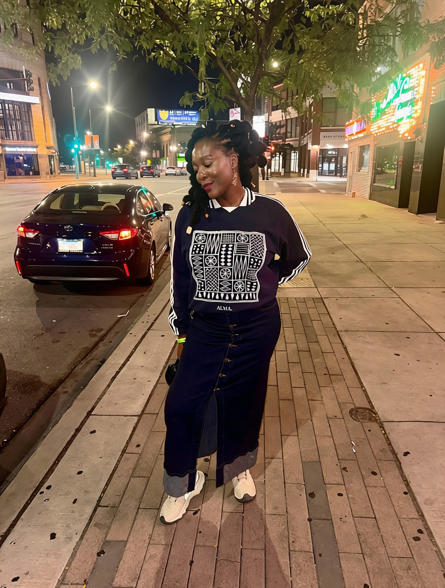 Nourish Your Roots Track Sweatshirt
